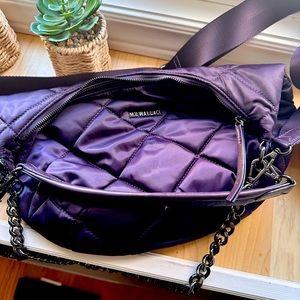 MZ Wallace crossbody bag. Brand new tags on. Purple quilted